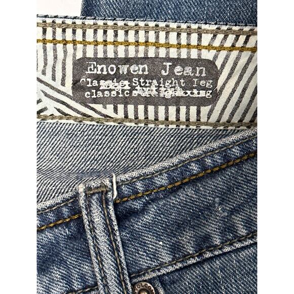 Volcom Enowen Classic Straight Leg Denim Skater Jeans Streetwear Blue Size 38 - Picture 14 of 16